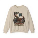 Please Stop Losing Sentient Objects Crewneck Sweatshirt — Retro Sci‑Fi Graphic