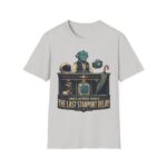 Retro Spaceport Tee — "Unclaimed Since The Last Starport Delay" Alien Deli Illustration