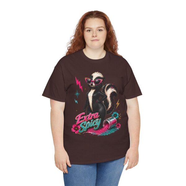 Extra Spicy Skunk T-Shirt – Retro Cute Graphic Tee