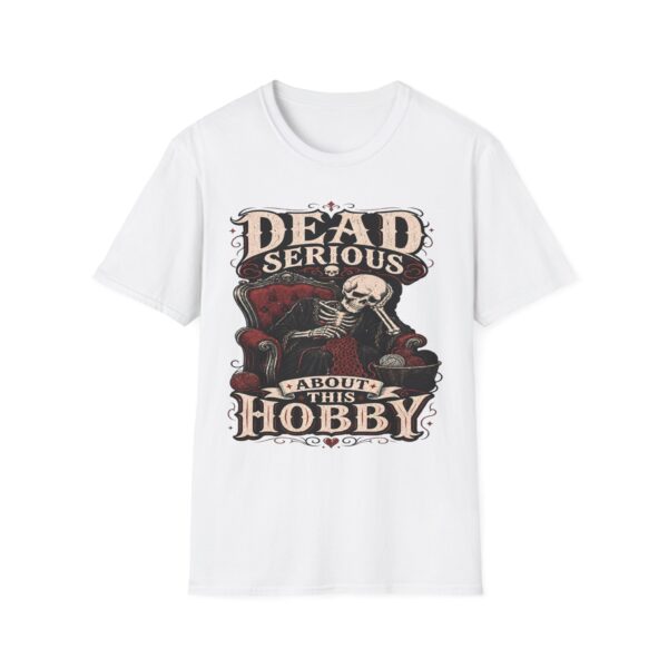 Dead Serious About This Hobby Skeleton Crochet Tee
