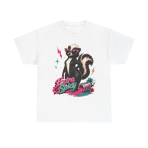 Extra Spicy Skunk T-Shirt – Retro Cute Graphic Tee
