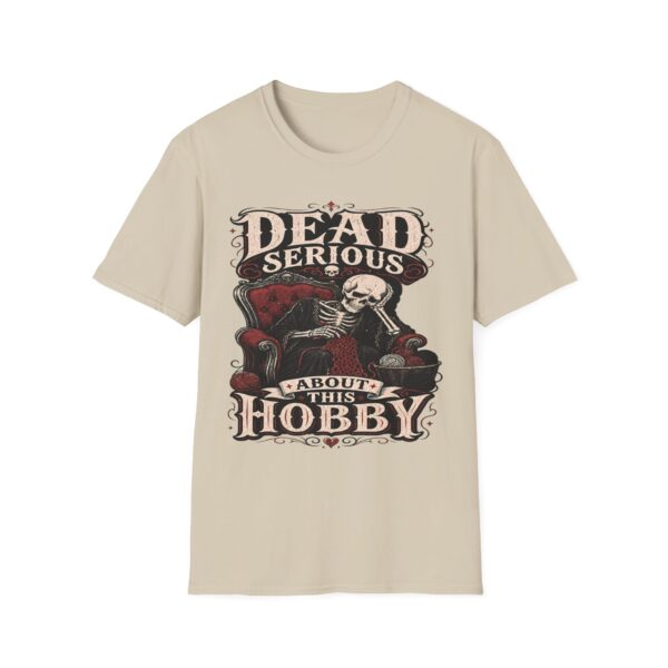 Dead Serious About This Hobby Skeleton Crochet Tee