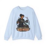 Crewneck Sweatshirt — "Cleaning Up After Aliens Since 3024" Retro Sci‑Fi Crew