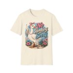 No Honking Sorry Goose T-Shirt — Retro Floral Graphic Tee