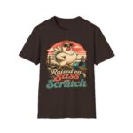 Chicken T-Shirt — "Raised on Sass & Scratch" Vintage Farmhouse Tee