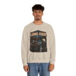 Long Haul Orbits Crewneck Sweatshirt — 'Fuel For Long Haul Orbits' Retro Space Café Design