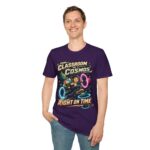 From Classroom to Cosmos T-Shirt — 'Right on Time' Space Teacher Tee
