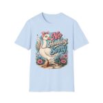 No Honking Sorry Goose T-Shirt — Retro Floral Graphic Tee