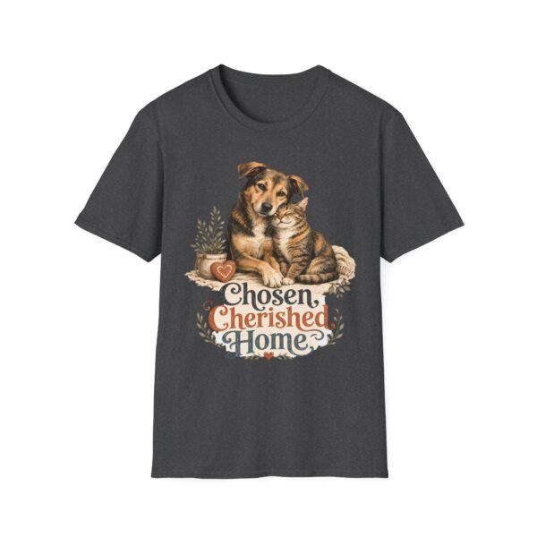 Dog & Cat 'Chosen Cherished Home' T-Shirt — Pet Rescue Adoption Tee