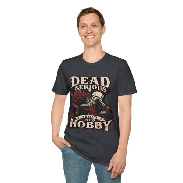 Dead Serious About This Hobby Skeleton Crochet Tee