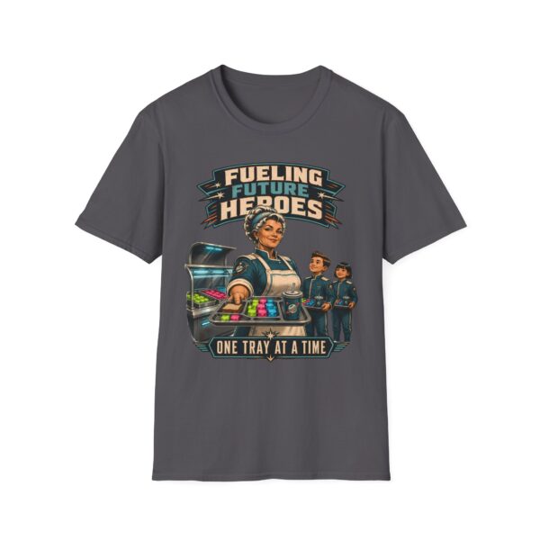 Fueling Future Heroes T-Shirt — One Tray at a Time (School Lunch Staff Appreciation)