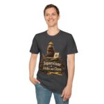 Supervisor of Sticks and Chaos T-Shirt — Funny Construction Beaver Tee