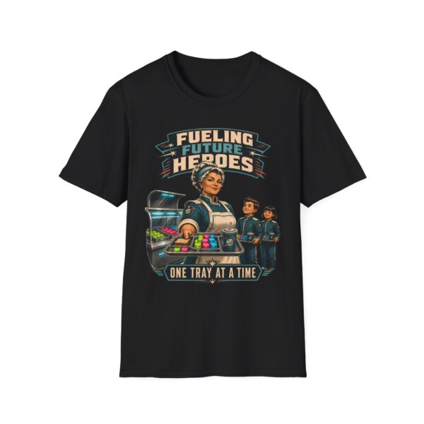Fueling Future Heroes T-Shirt — One Tray at a Time (School Lunch Staff Appreciation)