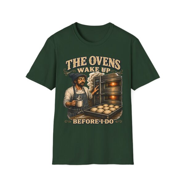 Baker's Tee — "The Ovens Wake Up Before I Do" Graphic T-Shirt