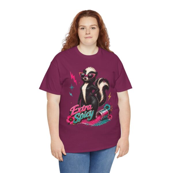 Extra Spicy Skunk T-Shirt – Retro Cute Graphic Tee