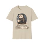 Mentally in a Dumpster Possum Tee — Cute Sarcastic Coffee Graphic T-Shirt
