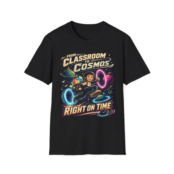 From Classroom to Cosmos T-Shirt — 'Right on Time' Space Teacher Tee