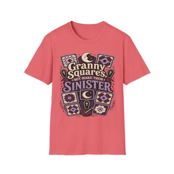 Granny Squares But Make Them Sinister T-Shirt — Gothic Crochet Retro Tee