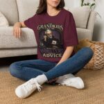 Grandpa T-Shirt — “The Grandkids Call Me When the Monsters Need Advice” Vintage Grandpa Tee