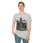 Retro Spaceport Tee — "Unclaimed Since The Last Starport Delay" Alien Deli Illustration