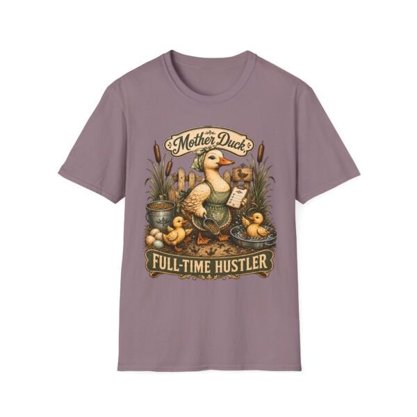 Mother Duck T-Shirt — "Mother Duck: Full-Time Hustler" Vintage Farmyard Tee