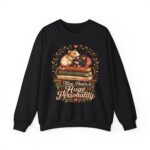 Hamster Booklover Sweatshirt — "Tiny Paws, Huge Personality" Cozy Crewneck