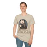 Mentally in a Dumpster Possum Tee — Cute Sarcastic Coffee Graphic T-Shirt