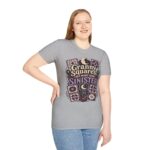 Granny Squares But Make Them Sinister T-Shirt — Gothic Crochet Retro Tee