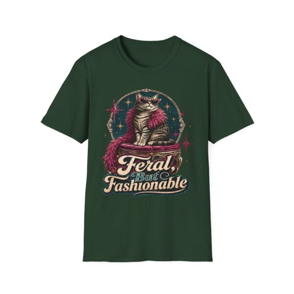 Feral But Fashionable Cat Tee