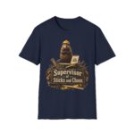 Supervisor of Sticks and Chaos T-Shirt — Funny Construction Beaver Tee