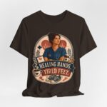 Nurse T‑Shirt — "Healing Hands, Tired Feet" Vintage Tribute Tee