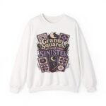 Granny Squares But Make Them Sinister Crewneck Sweatshirt
