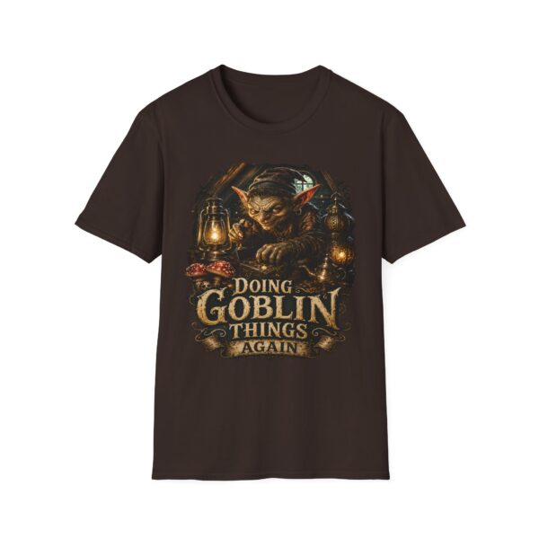 Goblin Things T-Shirt — “Doing Goblin Things Again” Fantasy Graphic Tee