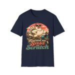 Chicken T-Shirt — "Raised on Sass & Scratch" Vintage Farmhouse Tee