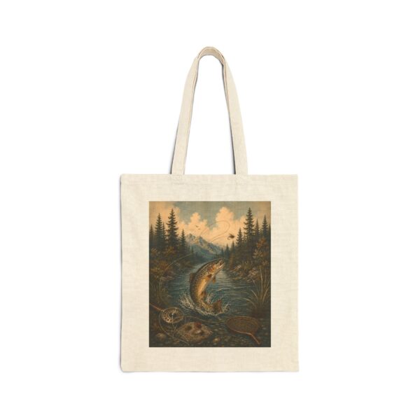 Trout River Vintage Art Tote