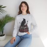 Sweatshirt — “I Came for the Chaos” Raven Graphic Crewneck