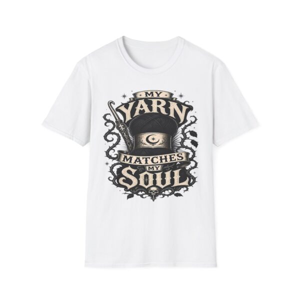 Witchy Knitting T-Shirt — "My Yarn Matches My Soul"