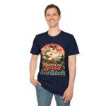 Chicken T-Shirt — "Raised on Sass & Scratch" Vintage Farmhouse Tee