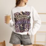 Granny Squares But Make Them Sinister Crewneck Sweatshirt