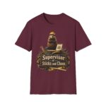 Supervisor of Sticks and Chaos T-Shirt — Funny Construction Beaver Tee