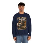 Baker Crewneck Sweatshirt — "The Ovens Wake Up Before I Do" Vintage Bakery Sweatshirt