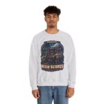 Retro Arcade Space Sweatshirt — "High Scores Across the Galaxy" Crewneck