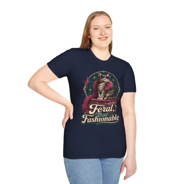 Feral But Fashionable Cat Tee