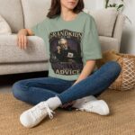 Grandpa T-Shirt — “The Grandkids Call Me When the Monsters Need Advice” Vintage Grandpa Tee