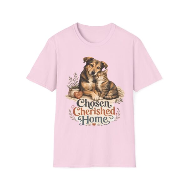 Dog & Cat 'Chosen Cherished Home' T-Shirt — Pet Rescue Adoption Tee