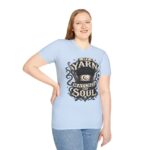 Witchy Knitting T-Shirt — "My Yarn Matches My Soul"