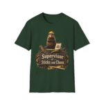 Supervisor of Sticks and Chaos T-Shirt — Funny Construction Beaver Tee