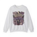 Granny Squares But Make Them Sinister Crewneck Sweatshirt