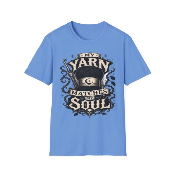 Witchy Knitting T-Shirt — "My Yarn Matches My Soul"