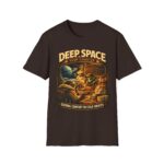 Deep Space Soup Counter T‑Shirt — Alien Diner Retro Sci‑Fi Tee